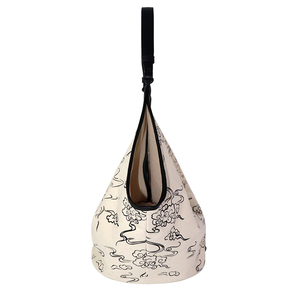 Fashion Ladies <b>White</b> Canvas Shoulder Bag, Cloud Print Oversized Tote <b>Purse</b> Bulk Wholesale Manufacturer - Product Image 4