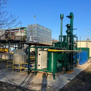 200KW Biomass Generator Wood Chips Downdraft Biomass Gasifier / Wood Waste Gasification Power Generation