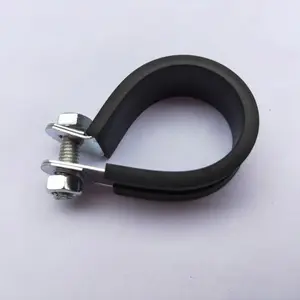 Klem selang pengunci pipa PVC rol kecil, klip penjepit pipa las logam kecil Tiongkok baru