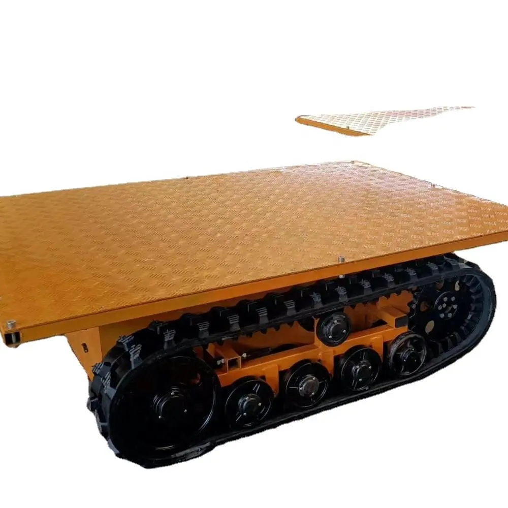 Piattaforma cingolata in gomma/telaio cingolato in gomma per Robot fuoristrada