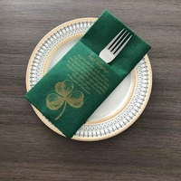 Großhandel Farbige Airlaid-Servietten Einweg-Bestecktaschen Kundenspezifische Farbige 8-fach Gefaltete Dinner-Servietten für Partys