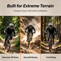Casque de VTT intégral antichoc en PC+EPS avec 8-10 aérations pour la course tout-terrain extrême et le descente, certifié CE CPSC