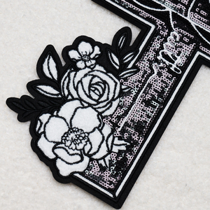 Chenille Mardi Gras แผ่นปะเลื่อมกระเป๋าผ้าปักเลื่อมที่มีสไตล์ - Product Image 2
