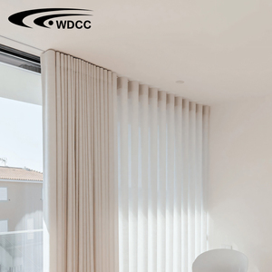 Sistema motorizado de riel de cortina, Motor eléctrico de CC para cortinas, tuya inteligente, asistente de <span class=keywords><strong>Google</strong></span>, aplicación de control, Riel de riel de cortina - Product Image 3