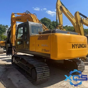 รถขุดล้อยาง HYUNDAI 210LC-7 มือสอง 21 ตัน ของแท้จากเกาหลี พร้อมใบรับรอง EPA CE เกียร์ แบริ่ง PLC ปั๊มไฮดรอลิก - Product Image 3