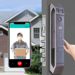 Mạnh mẽ và tiên tiến tốt nhất kỹ thuật số Bàn phím khóa 3D khuôn mặt vân tay Mã cửa thông minh khóa an ninh khóa cửa điện tử với máy ảnh - Product Image 4