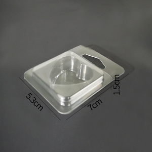 Caja de cera en forma de corazón, vela de aromaterapia transparente, pequeño accesorio de almacenamiento, embalaje de gel, bloques de cera hechos a mano de una sola celda DIY - Product Image 4