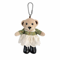 Porte-clés personnalisés OEM/ODM de 1 à 15 cm, série animale, en PVC souple, mignons, en peluche, jouets en coton, pendentifs, cadeaux de voyage, souvenirs, vente en gros