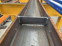 Robot de soudage automatique cantilever, soudeuse robotisée à vision 3D avec suivi d'arc et rail au sol, course effective de 12000 mm, Pioneer CNC