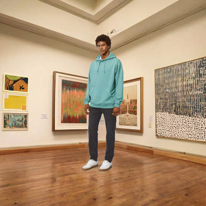 เสื้อฮู้ดดี้ AL1351526 ผลิตจำนวนมาก พิมพ์ลาย/เรียบ ผ้าฝ้ายถัก 100% สำหรับฤดูใบไม้ผลิ เป็นมิตรกับสิ่งแวดล้อม รับผลิตแบบ ODM สกรีนโลโก้ได้  แบบยูนิเซ็กส์ สำหรับผู้ชาย - Product Image 3