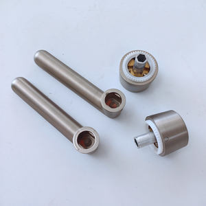 经过验证的工厂定制高端门锁手柄豪华拉丝和PVD香槟色锌合金压铸门把手 - Product Image 5