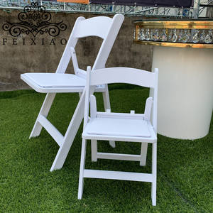 China Wholesale Hotel Dining <strong>Chairs</strong> Furniture Foldable <strong>White</strong> Plastic Frame and PU Padded <strong>Folding</strong> Wimbledon <strong>Chair</strong> - Product Image 3