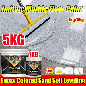 Industrial-Grade Epoxy Floor Paint with <b>Color</b> <b>Sand</b> for Concrete Cement Floors Self-Leveling Concrete Coating - Product Image 3