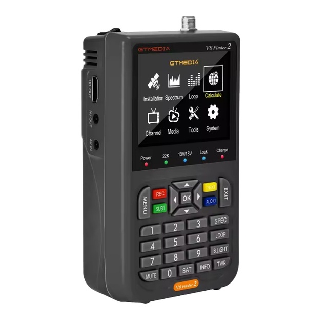 SYTA New GTMedia V8 Finder2 DVB-S2/S2x Satellite HD Digital FTA Satellite Finder for Set Top Box