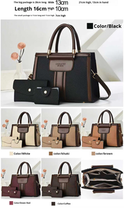 Sac messager femme trois pièces à bandoulière unique, tendance urbaine été 2026, pour usage quotidien, en PU avec fermeture éclair, <span class=keywords><strong>portable</strong></span>, doublure en polyester - Product Image 6