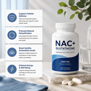 แคปซูล <span class=keywords><strong>NAC</strong></span> ขายดี ซึมซาบเร็ว เสริมภูมิคุ้มกัน บำรุงปอด รับผลิตแบบ OEM สต็อกจำนวนมาก รับทำโลโก้ สินค้าเพื่อสุขภาพ - Product Image 2