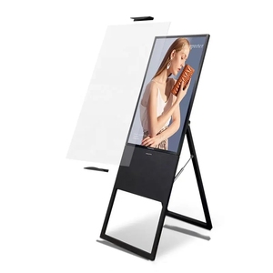 49 inch tầng đứng xách tay kỹ thuật số Áp phích Battery Powered LCD tương tác kiosk <span class=keywords><strong>Android</strong></span> kỹ thuật số màn hình hiển thị cho quảng cáo - Product Image 2