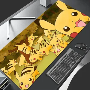 Tapis de souris de jeu Poke-mon PIKA-CHU, tapis de souris pour ordinateur, clavier gamer, grand tapis de souris pour <span class=keywords><strong>LOL</strong></span>, dérivés d'anime - Product Image 4