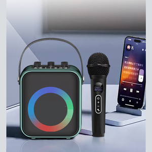 Altavoz Karaoke Portátil BT T93 BT5.3 con Luz RGB, Micrófono Inalámbrico, Sonido Envolvente 360, Altavoz Recargable - Product Image 4