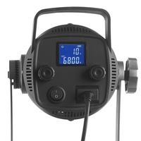 Éclairage de studio professionnel 300W à contrôle continu par application, équipement d'éclairage audio-vidéo LED pour photographie