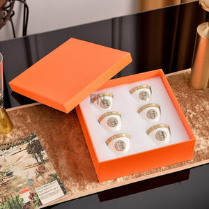 Discounted European Bone China Luxury New Fashion Eco-Friendly Milk Mugs Espresso Cups Saucers <b>Gift</b> <b>Box</b> - Product Image 3