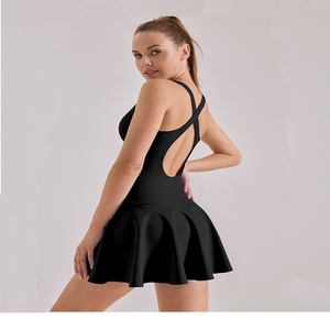 Ensemble débardeur et jupe respirants pour femmes de haute qualité pour vêtements de sport d'entraînement de golf de tennis de yoga - Product Image 6