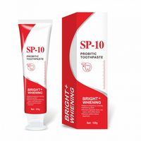 Dentifrice blanchissant naturel ODM/OEM SP-10 Menthe fraîche Élimine les taches Haleine fraîche Réduit la mauvaise haleine Améliore