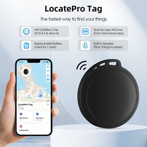 MFI Find My Tag Jangkauan Tak Terbatas <span class=keywords><strong>Smart</strong></span> Tag Global Mini Pelacak GPS Hewan Peliharaan Pencari Kunci Anti Hilang Pelacak Dompet 1 Tahun - Product Image 1