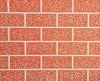 Revestimiento de Pared Exterior, Panel Metálico Tallado, Panel Decorativo de Metal, Patrón de Ladrillo, Material de Construcción para Casas Prefabricadas