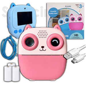 Cámara Instantánea para Niños Sourcingark, Nueva Tendencia, con Tarjeta SD, Mini Cámara de Juguete para Niños Pequeños, 1080P, Música, Juegos, 1200 mAh, Mini Impresora para Niños S5 - Product Image 1