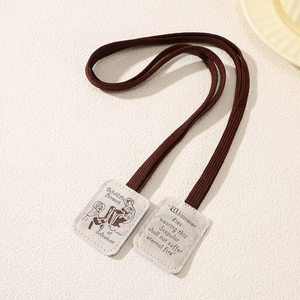 Paquete de 12 Escapularios Marrones de Nuestra Señora del Monte Carmelo, Collar con Cruz de Lana para Oración Católica, Estilo Europeo y Americano, Aniversario - Product Image 3