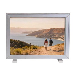 20mm aluminium dubbelzijdige posterframe posterstandaard met bureaustandaard PVC panelen voor winkelpromotie informatiepresentatie - Product Image 1