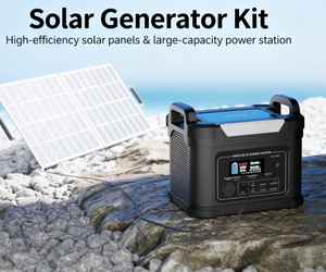 Station d'alimentation portable 2200W 2000WH pour le camping en plein air, batterie de secours solaire pour une utilisation domestique - Product Image 3