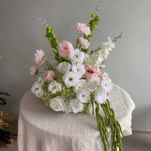 <b>Artificial</b> <b>Flower</b> Ball Pink <b>Flower</b> Baby Breath Rose <b>Flower</b> Ball Wedding Centerpieces for Wedding Table Party Decorations - Product Image 3