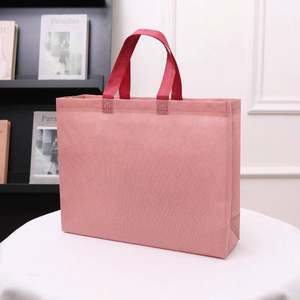 Sacs de courses non tissés personnalisés Megapro avec fermeture éclair, grand format, motif crevettes, revêtement imperméable, protection environnementale pour les boutiques - Product Image 1