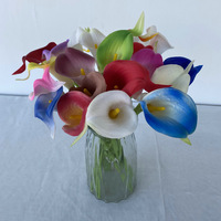 Einzelne Mini PU Hufeisen künstliche Calla Lily Soft Feel Kunststoff Home Dekoration und Fotografie Requisiten künstlerisch gestaltet