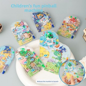 Laberinto de Pinball de Plástico para Estudiantes, Mini Juguete de Bolsillo con Diseño de Dibujos Animados, Disco de Expulsión, Regalo de Recompensa para Bebés y Niños Pequeños - Product Image 1