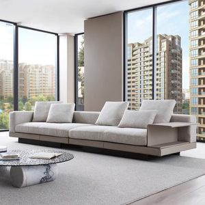 Ghế <span class=keywords><strong>sofa</strong></span> vải lanh cao cấp hiện đại kiểu Ý bán chạy, thoải mái, có thể ngả lưng, dạng chữ L, dành cho phòng khách, ghế <span class=keywords><strong>sofa</strong></span> nhung bán chạy - Product Image 2