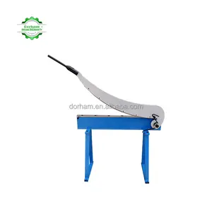 Dorham Industrial HS-800 32 Inch Width 16 Ga Manual Plate Cutting Tool Hand Guillotine Metal Sheet Shear Cutter Tool