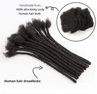 Extensions de cheveux synthétiques afro crépus en vrac, multicolores, pour tresses au crochet, extensions de dreadlocks ombrées, perruque pour hommes noirs