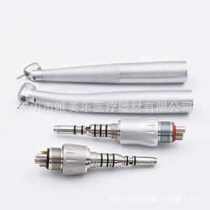 Dental 45-Degree <b>Fiber</b> <b>Optic</b> Handpiece with LED <b>Light</b> Quick-Connect 6-Pin Dental Drill 8000 <b>Fiber</b> <b>Optic</b> Handpiece - Product Image 2