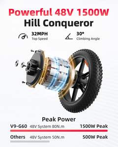 OBX G60 UK 強力電動シティ＆マウンテンバイク E-Ride Pro 環境に優しい電動自転車 大人用 卸売価格 - Product Image 4