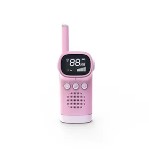Mini walkie talkie para crianças, rádio bidirecional para crianças, presente de natal e aniversário, 3000m de longo alcance d20, 2 peças