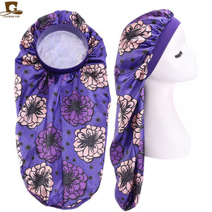 अच्छी गुणवत्ता के जूलिंग के नए अफ्रीकी प्रिंट ट्यूब नाइट कैप रंग लंबी पूंछ टोपी गुणवत्ता स्रोत - Product Image 2