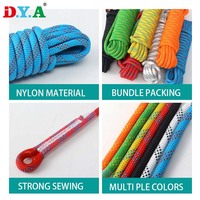 Cordon en nylon robuste, largeur 8 mm, longueur 10 m, cordon en nylon rond pour l'escalade