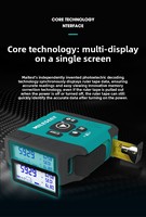 Maite ruban à mesurer laser numérique industriel télémètre Bluetooth règle électronique de haute précision mesure infrarouge