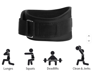 Cinturón de Levantamiento de Pesas Ajustable de Nailon Aofit con Soporte Lumbar, Antideslizante, Resistente a Impactos y Transpirable <span class=keywords><strong>para</strong></span> Fitness y Deportes - Product Image 1