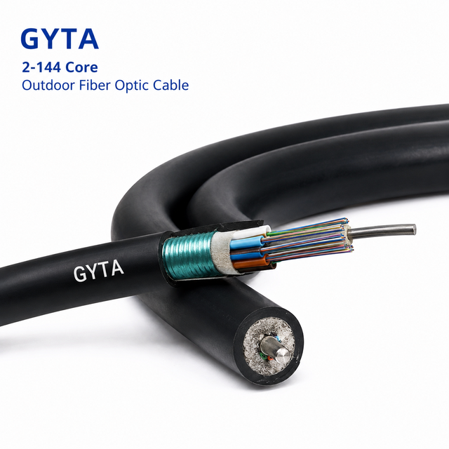 UKCC GYTA Fiber Optic Cable Outdoor Duct Cable for ISP Network Broadband Project