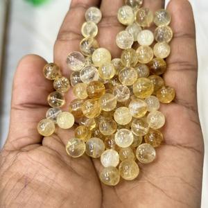ลูกปัดพลอยสีเหลืองซิทรินทรงกลม8มม. สำหรับสร้อยคอลูกปัดแฟชั่นทันสมัยราคาดีที่สุด! - Product Image 4
