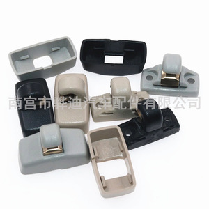 Volkswagen Sun Visor Bracket Hook <b>Clips</b> 3B0857561B ABS Roof Mount With 3M Tape Stick - Product Image 4